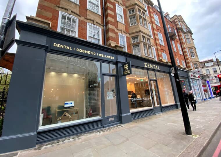 Zental Dental's new exterior signage